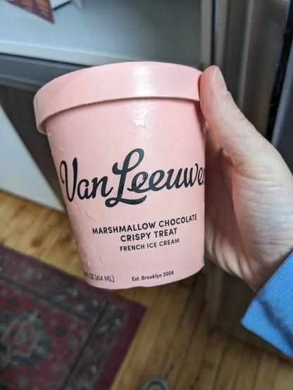 Van Leeuwen marshmallow chocolate crispy treat