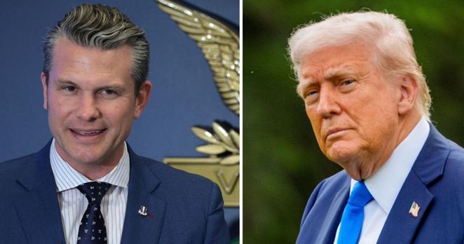 Trump says he's not looking to replace Hegseth 'not even a little bit'