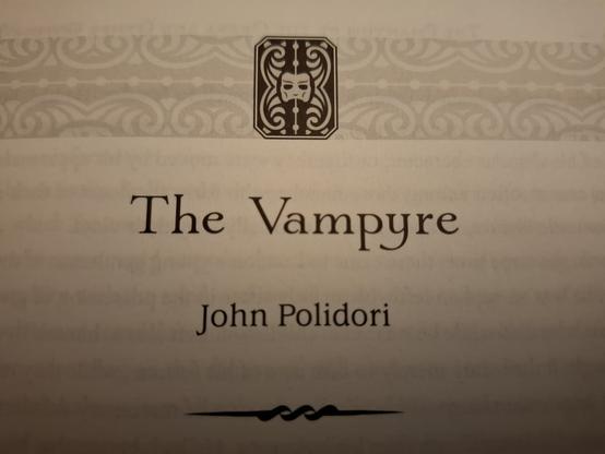 The Vampyre by John Polidori