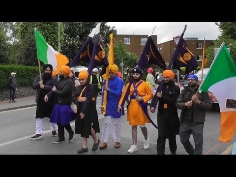 2,000 Sikhs celebrate their community in Dublin parade