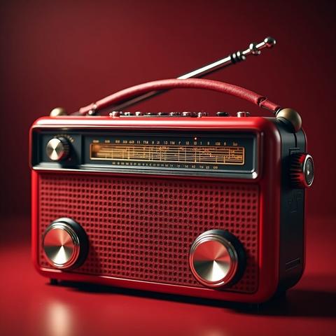 Red radio art