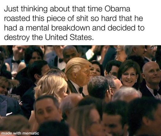 Obama actually did go so hard that night.