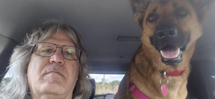 Artemis driving me around town