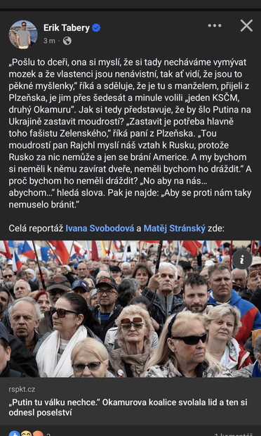 "...Aby se proti nám taky nemuselo bránit." Tak to je hustý.