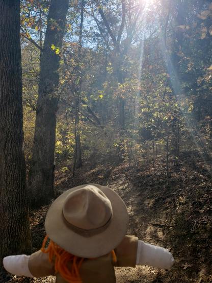 Ranger Sarah heads down the Blowing Springs Loop Trail.
— at Blowing Springs Park, Arkansas