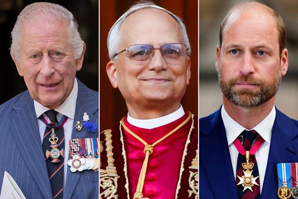 King Charles, Prince William Won't Attend Pope Leo XIV's Inauguration
