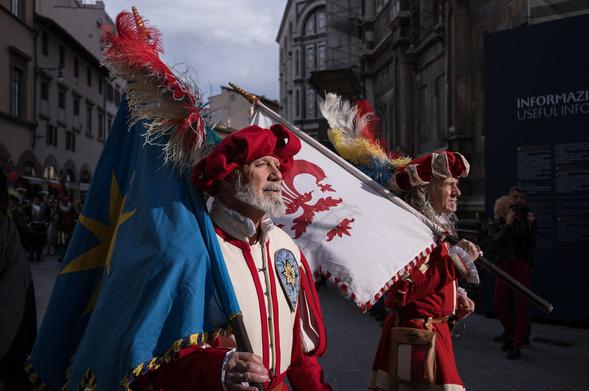 Florence, Italy
Florentine New Year procession.