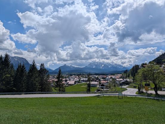 Blick über Wallgau.