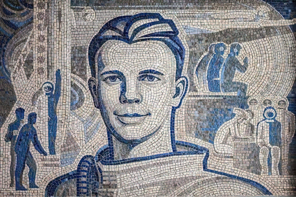 mosaic of Gagarin