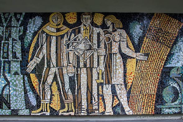 a mosaic of scientists and engineers