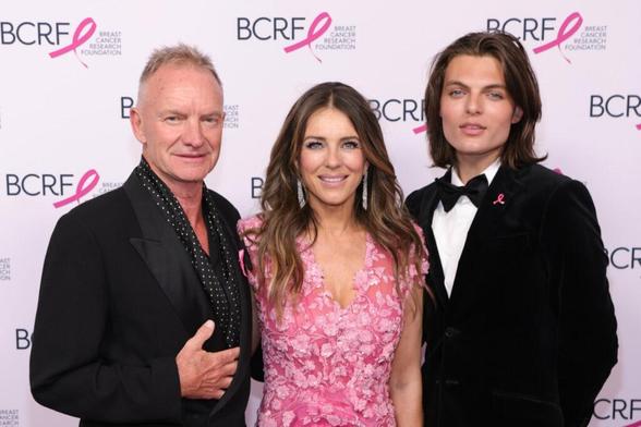 Sting, Elizabeth Hurley, Damien Hurley, photographed by Dimitrios Kambouris.