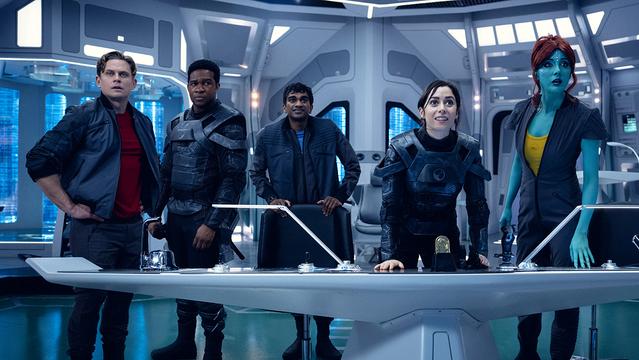 Billy Magnussen, Osy Ikhile, Paul G. Raymond, Cristin Milioti, Milanka Brooks in Black Mirror