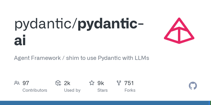 Agent Framework / shim to use Pydantic with LLMs. Contribute to pydantic/pydantic-ai development by creating an account on GitHub.