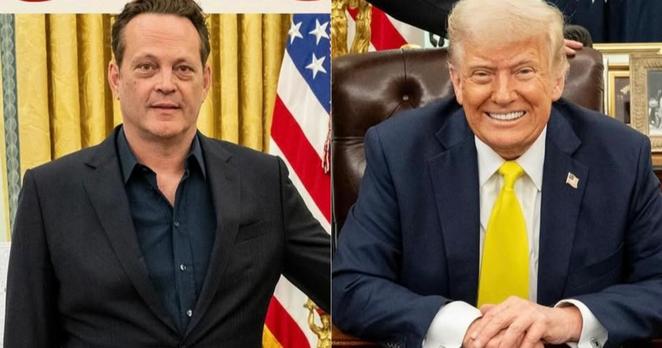 Donald Trump et l’acteur Vince Vaughn s’affichent en « destructeurs de la Maison Blanche »