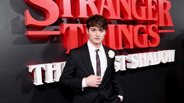 Noah Schnapp attends' Stranger Things: The First Shadow' Broadway opening night at Marquis Theatre on April 22 in New York City.