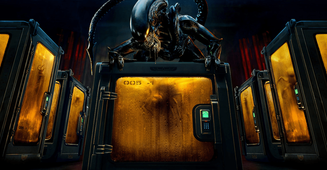 Alien: Earth promotional art showing a Xenomorph.