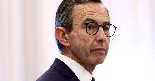Bruno Retailleau au ministère de l'Intérieur, à Paris, France, le 10 avril 2025.