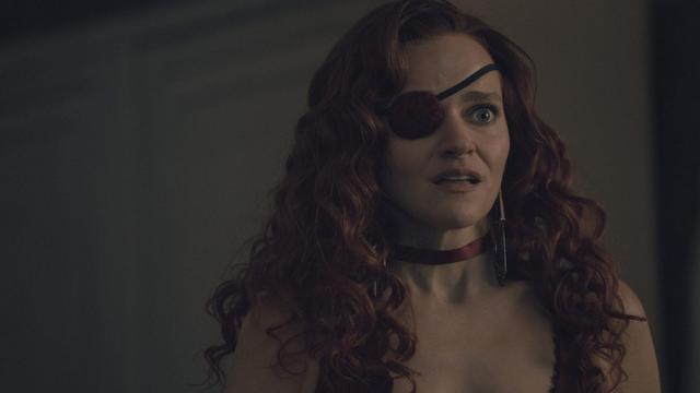 Madeline Brewer as Janine in 'The Handmaid's Tale' season six.