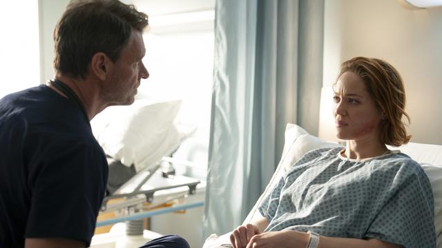 Scott Foley with Erika Christensen in “Why Hello, Sheriff."