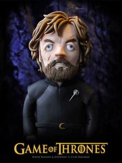 My poster for Game of Thrones with my model of Tyrion Lannister 