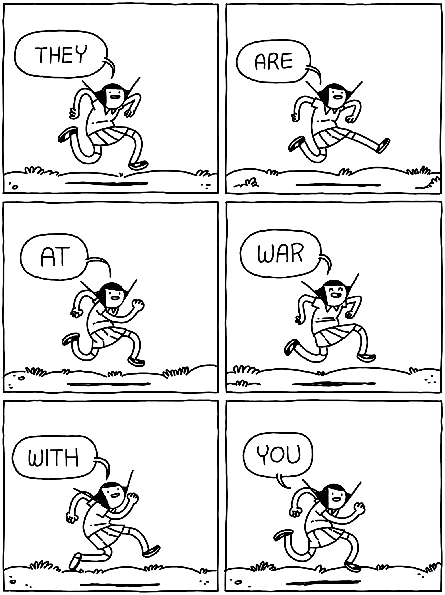 They are at war with you