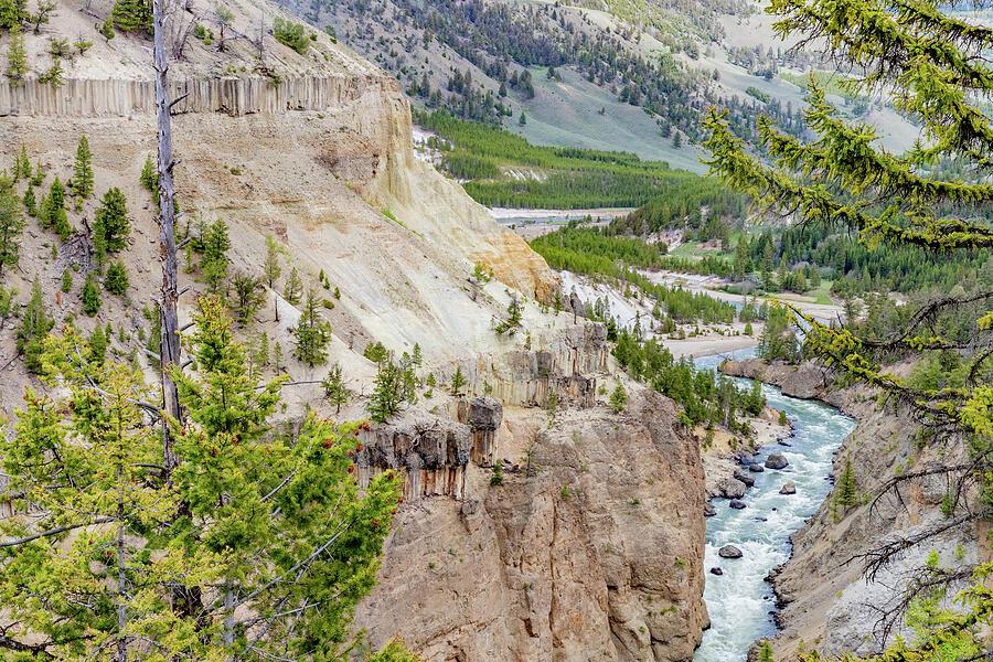 Yellowstone River From Tower Fall

The Yellowstone River from Tower Fall photograph immerses the viewer in the raw grandeur of Yellowstone, where the river carves a luminous ribbon through a rugged canyon framed by towering cliffs and dense pine forests.
Layers of deep greens, textured rock, and untouched wilderness build a striking visual contrast that feels both serene and powerful, inviting the eye to wander deeper into the American West’s untamed beauty.
. This compelling landscape makes an exceptional statement piece for anyone seeking national park wall art, Western décor, or fine‑art nature photography that brings the spirit of Yellowstone directly into their home or office space.