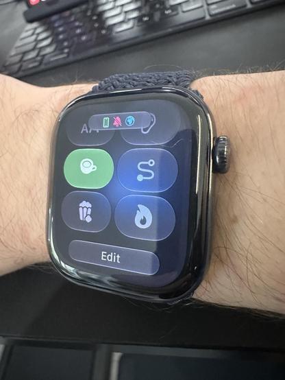 Coca in the Apple Watch Control center keeping a Mac awake