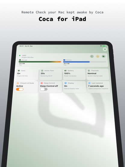 Coca for iPad