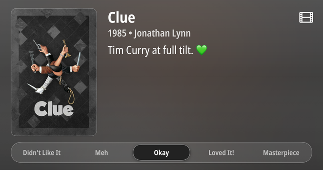 Tim Curry at full tilt. 💚