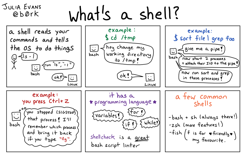 Was a be shell. What is shell.