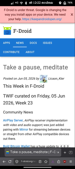 Posted media