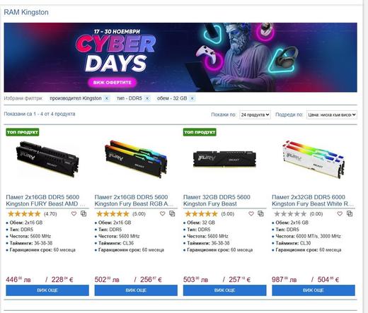 DDR5 memory prices hitting the ceiling and aiming for where no memory prices have gone before.