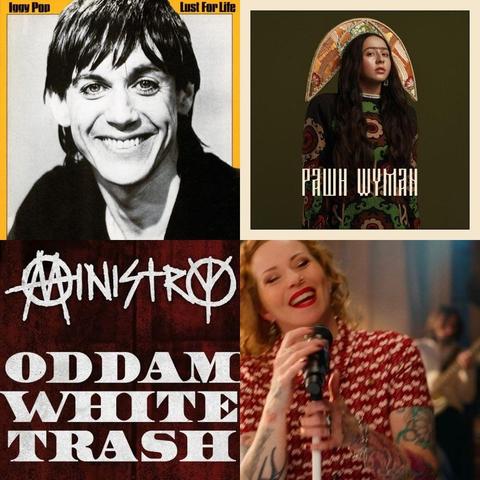 Cover art of the of the playlist consisting of the first four tracks album art covers