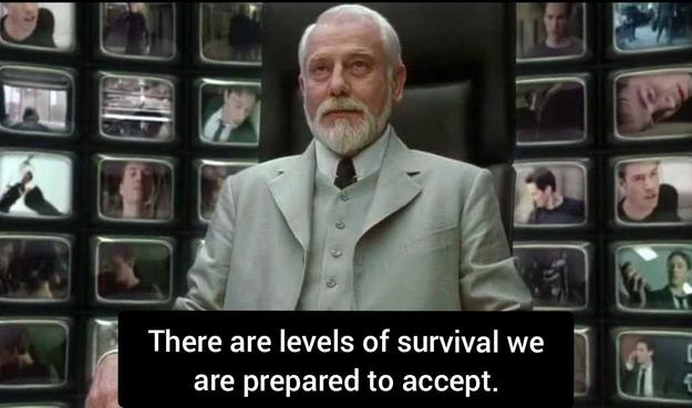 The Matrix Architect: There are levels of survival we are prepared to accept.