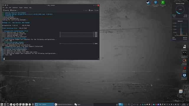 Testing pCloud by going into the ~/pCloudDrive/My Videos/ and double-clicking a video of scratching my cat behind her ear