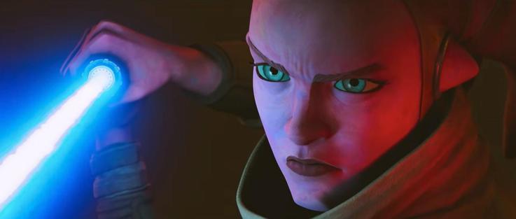 Devon Izara, ready to defend herself against Darth Maul