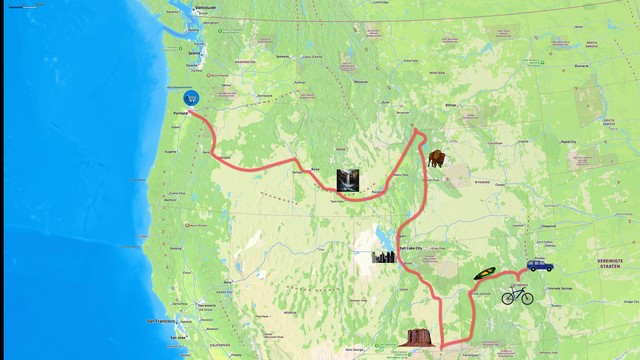 Route USA Urlaub 2024