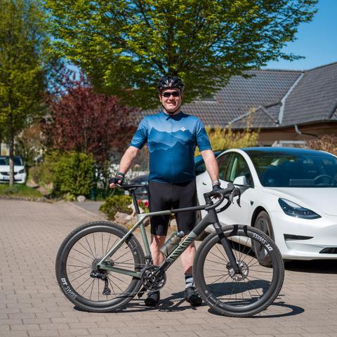 Ich mit meinem Canyon Grail Gravelbike