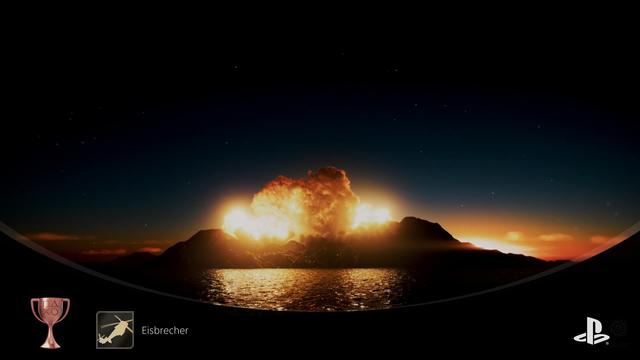 Insel explodiert 