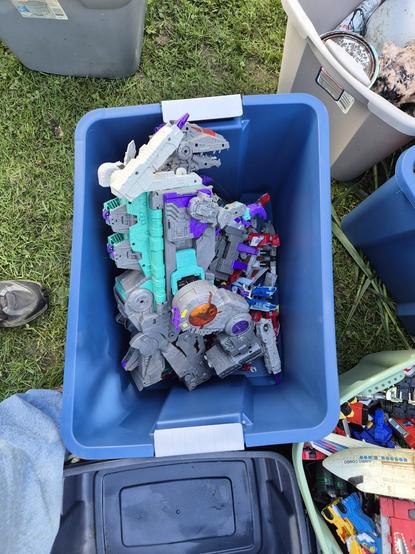 A bin full of robots