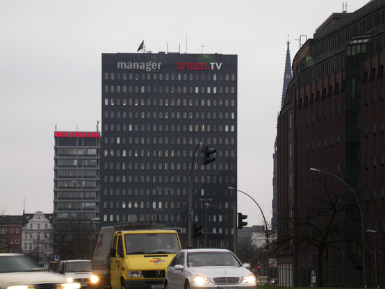 Spiegelhochhäuser in HH, Anfang der Nuller