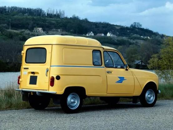 Picture of a Renault 4 La Fourgonette, as used by the French postal service, la Poste