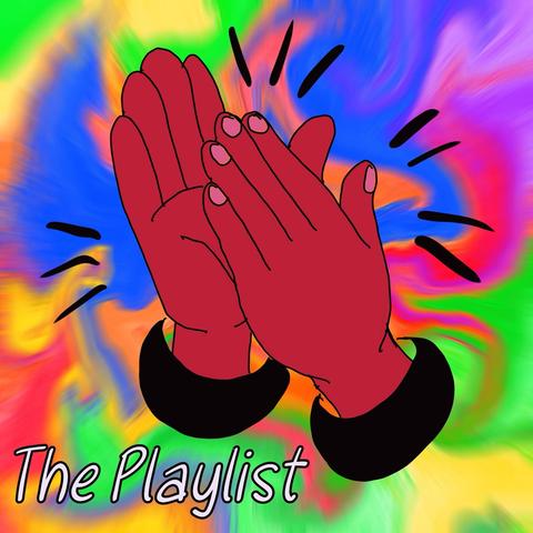 This week's theme-specific artwork, courtesy of Troggie. It's a red pair of hands clapping, over a multi-coloured, psychedelic background.