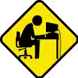 Frustrated person venting rage in front of a computer (mouse your cursor over the image to see it in action and grasp the idea).