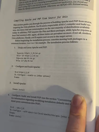 old ass page from 2004 explaining how to compile apache and php from src