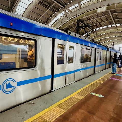 Photo of the Chennai metro