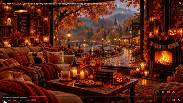 Warm room in Autumn