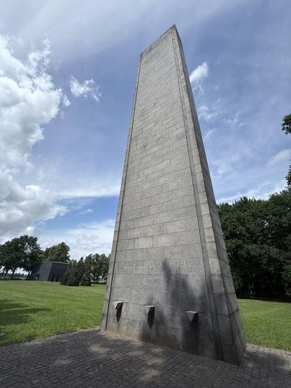 A memorial pillar 
