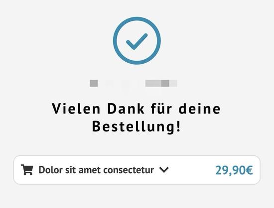 Screenshot from a Web Shop, containing the words „Dolor Sit Amet“, a reference to Lorem Ipsum