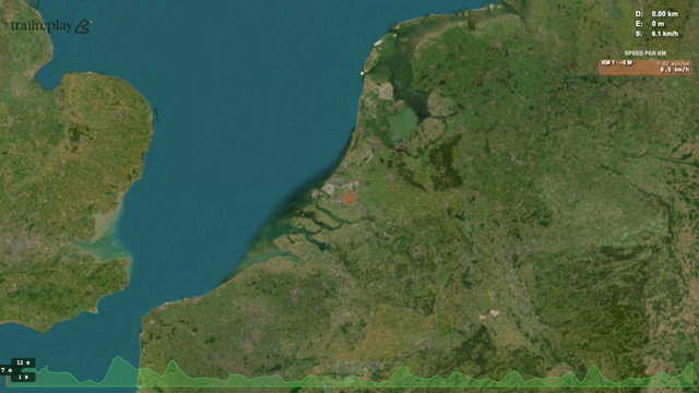 Een hardlooprondje door Rotterdam, geanimeerd. Mijn route word op de kaart van Rotterdam uitgetekend.